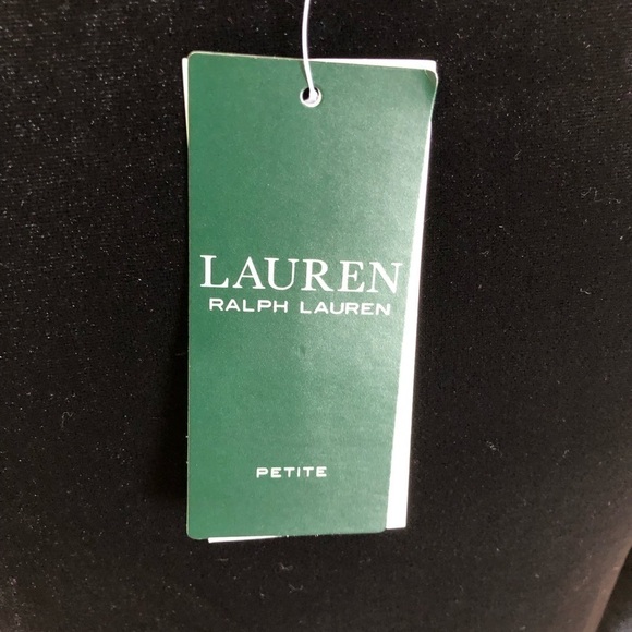 Lauren Ralph Lauren Velvet Short Sleeve Top Womens Petite Size PS Gray Pullover - Picture 6 of 7